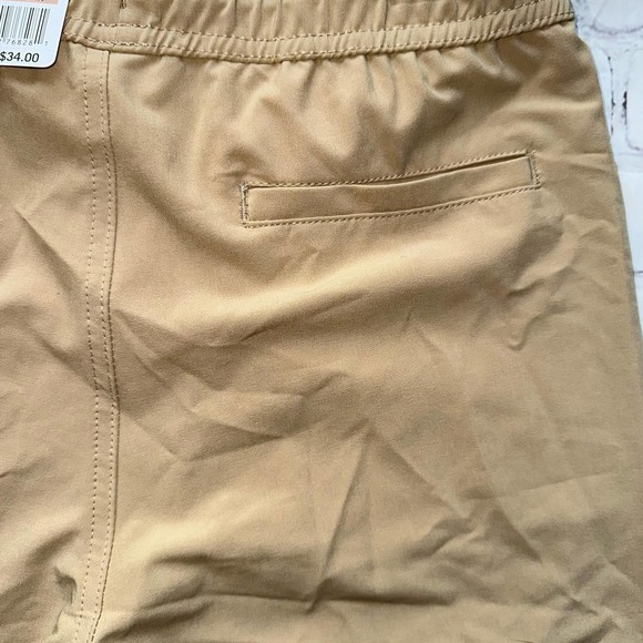 NWT Boys Size 12 Regular Pull On Khaki Polyester Shorts - Picture 4 of 6